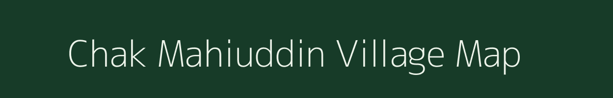 Chak Mahiuddin village map in Uttar Pradesh