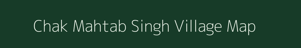 Chak Mahtab Singh village map in Jammu & Kashmir