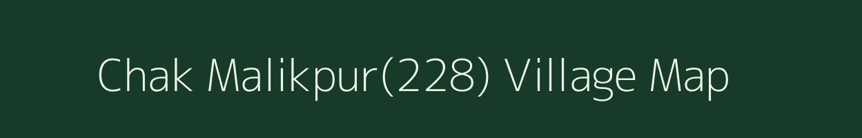 Chak Malikpur(228) village map in Haryana