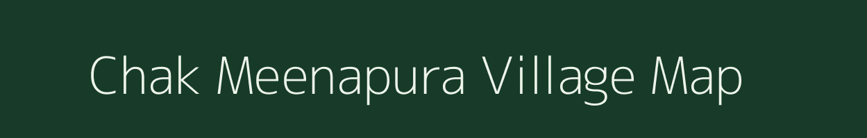 Chak Meenapura village map in Rajasthan