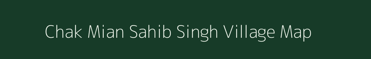 Chak Mian Sahib Singh village map in Jammu & Kashmir