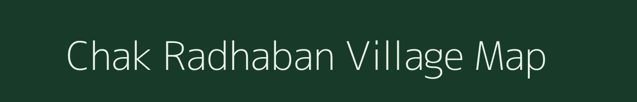 Chak Radhaban village map in West Bengal