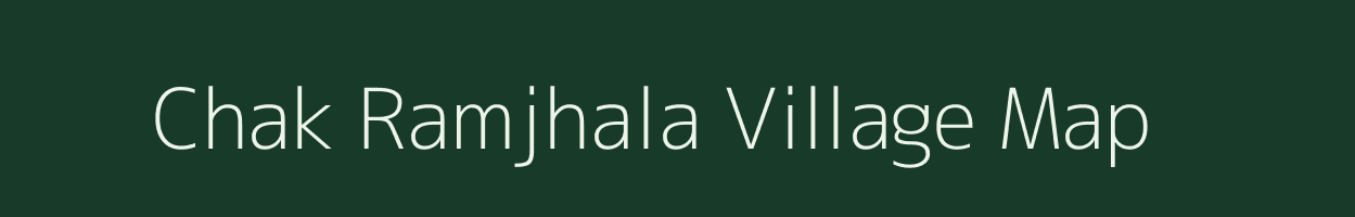 Chak Ramjhala village map in Madhya Pradesh