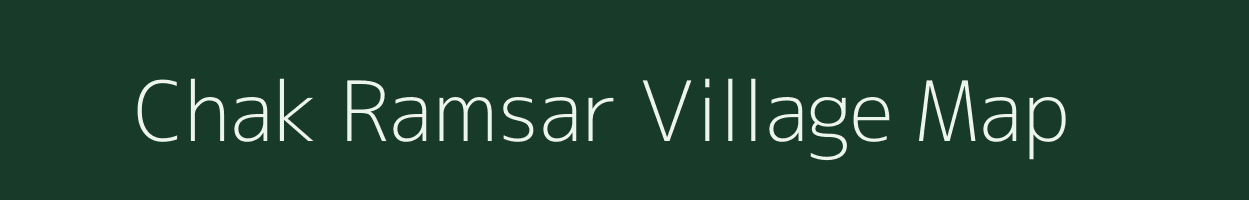 Chak Ramsar village map in Rajasthan