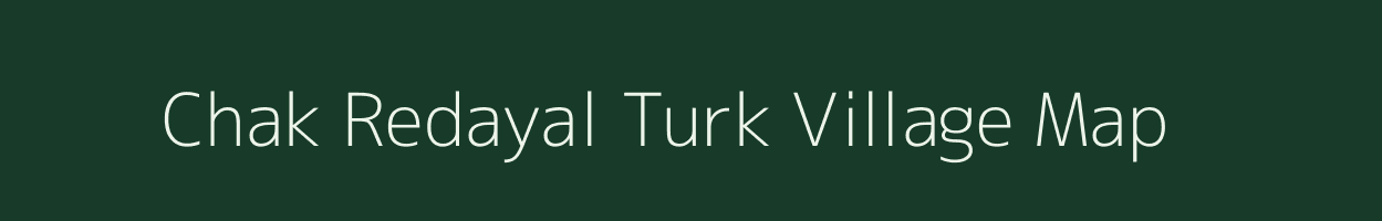 Chak Redayal Turk village map in Rajasthan