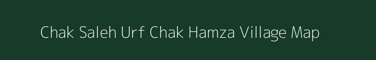 Chak Saleh Urf Chak Hamza village map in Bihar
