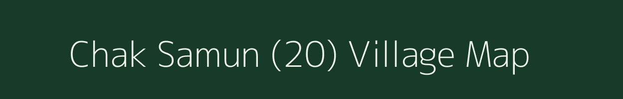 Chak Samun (20) village map in Punjab