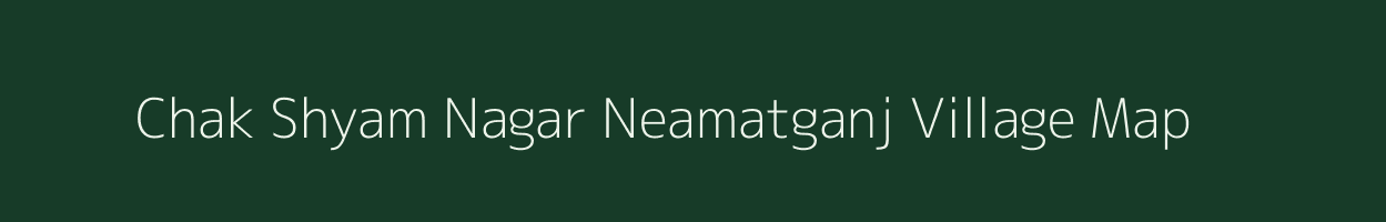 Chak Shyam Nagar Neamatganj village map in Bihar