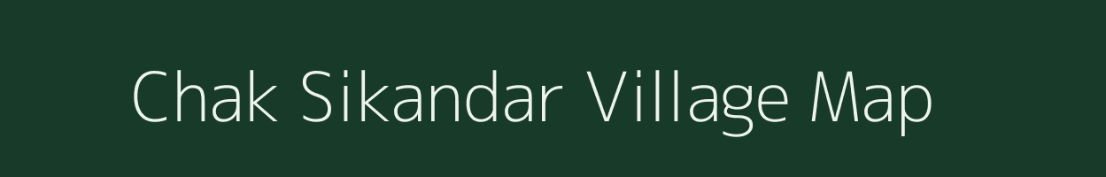 Chak Sikandar village map in Uttar Pradesh