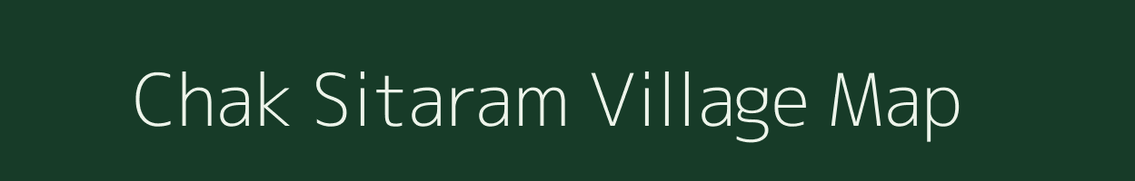 Chak Sitaram village map in West Bengal