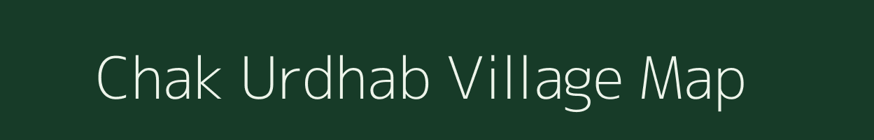 Chak Urdhab village map in West Bengal