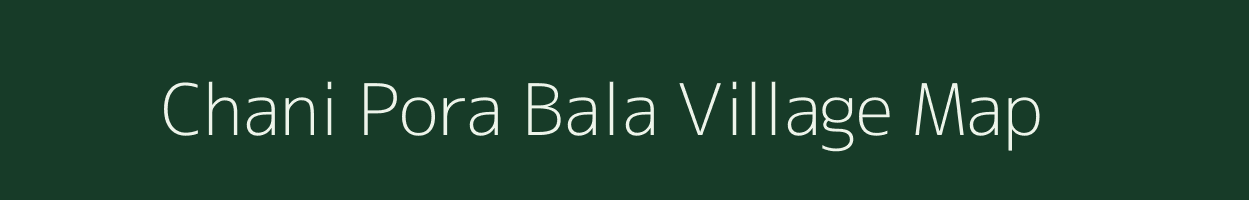 Chani Pora Bala village map in Jammu & Kashmir