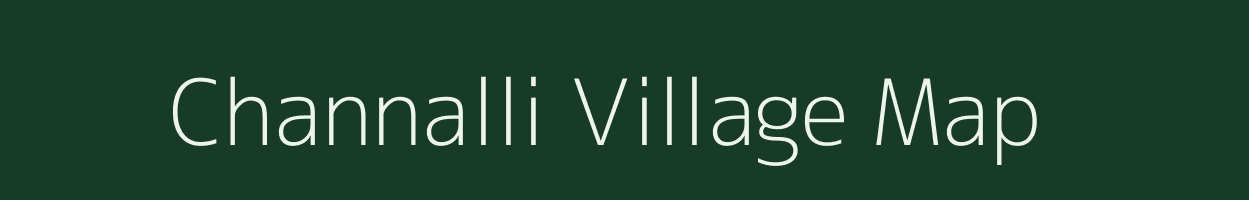 Channalli village map in Karnataka