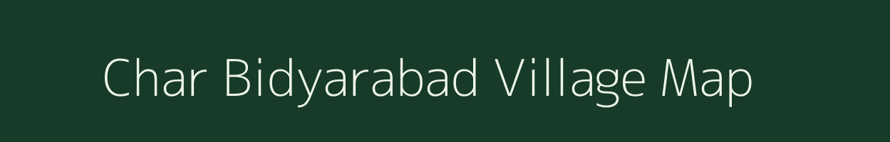 Char Bidyarabad village map in West Bengal