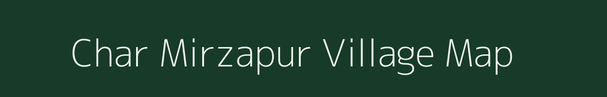 Char Mirzapur village map in West Bengal