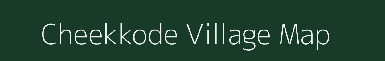 Cheekkode village map in Kerala