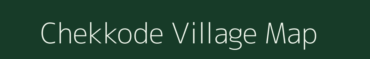 Chekkode village map in Kerala