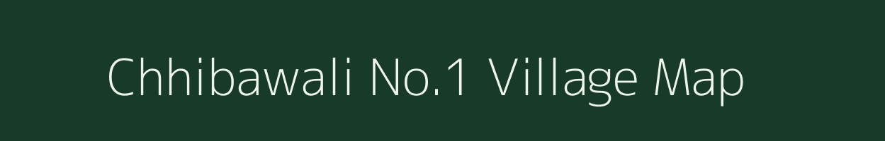 Chhibawali No.1 village map in Madhya Pradesh