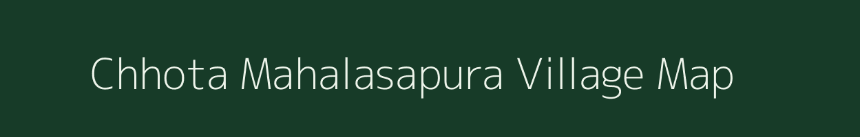 Chhota Mahalasapura village map in Madhya Pradesh