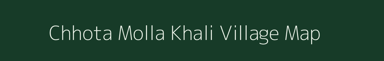 Chhota Molla Khali village map in West Bengal