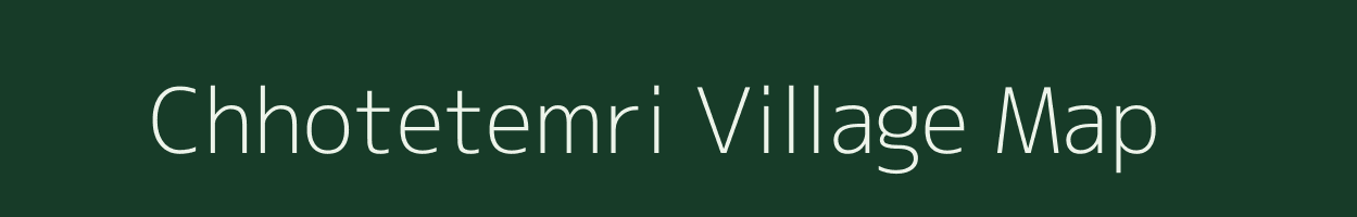 Chhotetemri village map in Chhattisgarh