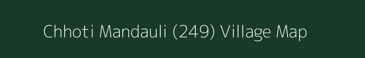 Chhoti Mandauli (249) village map in Punjab