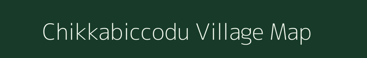 Chikkabiccodu village map in Karnataka