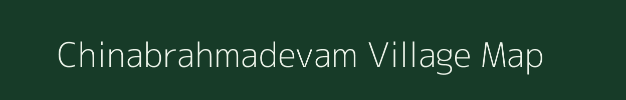 Chinabrahmadevam village map in Andhra Pradesh