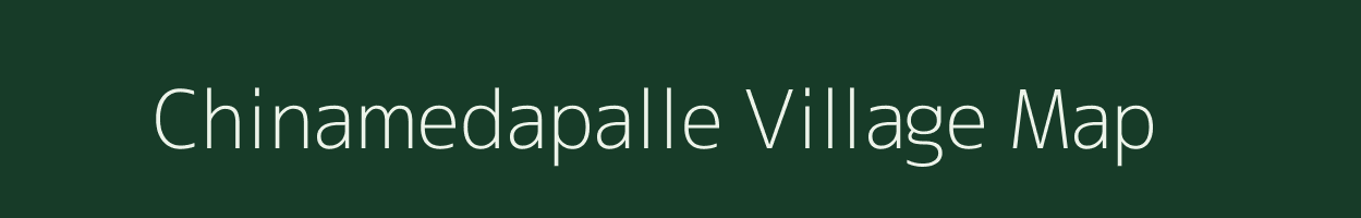 Chinamedapalle village map in Andhra Pradesh