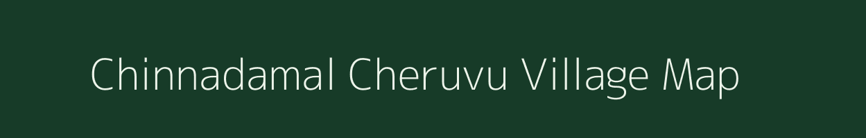 Chinnadamal Cheruvu village map in Tamil Nadu