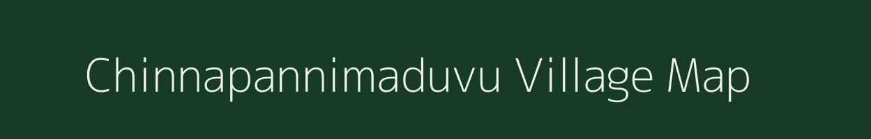 Chinnapannimaduvu village map in Tamil Nadu