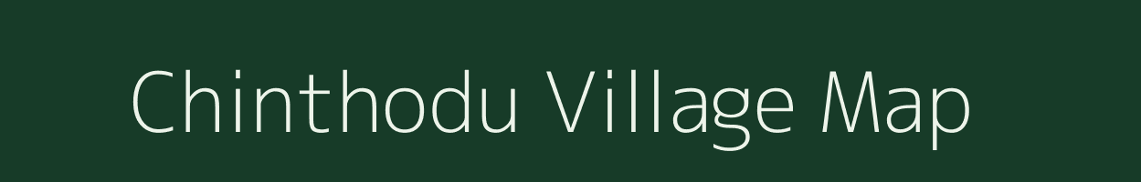 Chinthodu village map in Andhra Pradesh