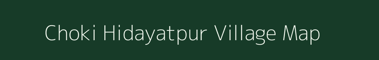 Choki Hidayatpur village map in Madhya Pradesh