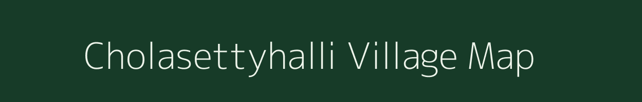 Cholasettyhalli village map in Karnataka