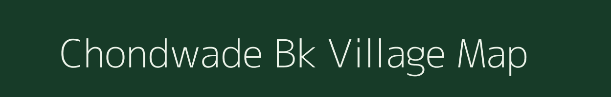 Chondwade Bk village map in Maharashtra