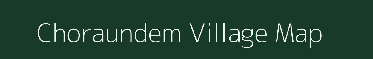 Choraundem village map in Goa