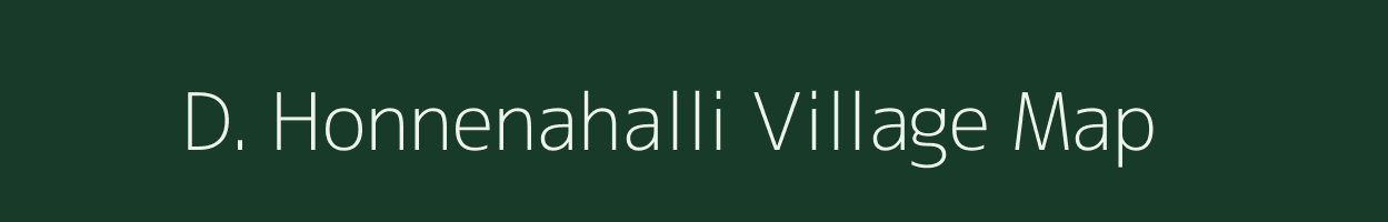 D. Honnenahalli village map in Karnataka