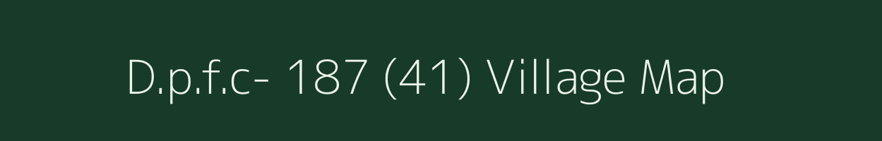 D.p.f.c- 187 (41) village map in Himachal Pradesh