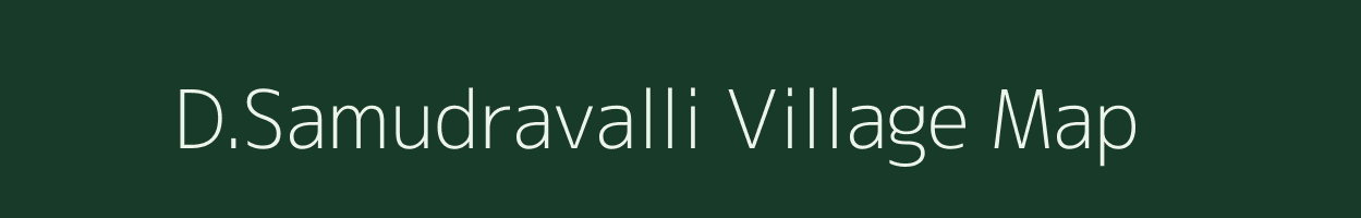 D.Samudravalli village map in Karnataka