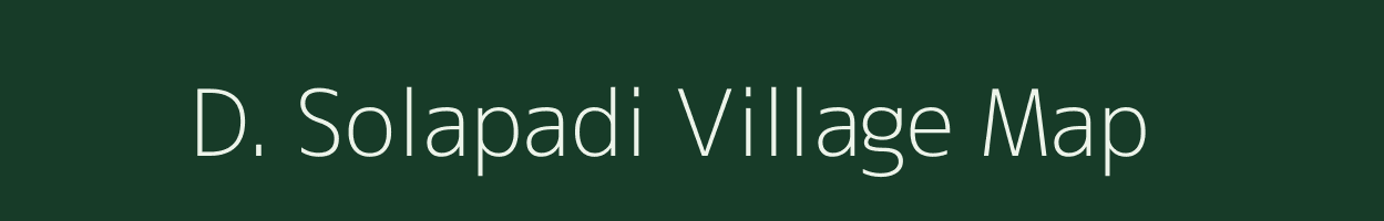 D. Solapadi village map in Tamil Nadu