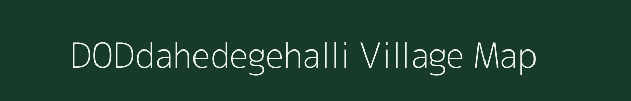 D0Ddahedegehalli village map in Karnataka