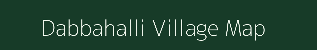 Dabbahalli village map in Karnataka