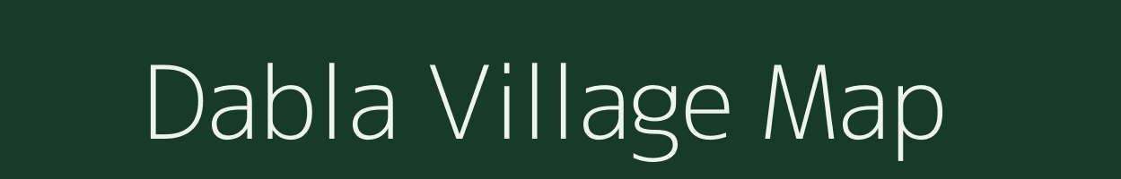 Dabla village map in Rajasthan