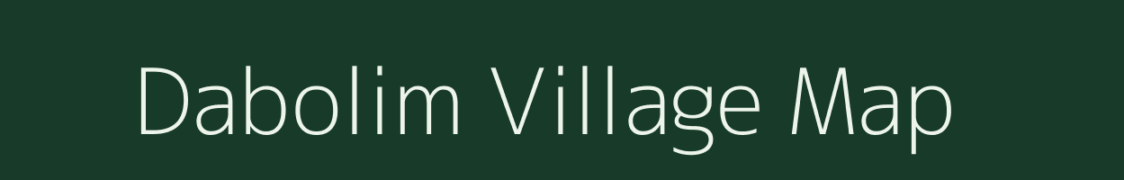 Dabolim village map in Goa