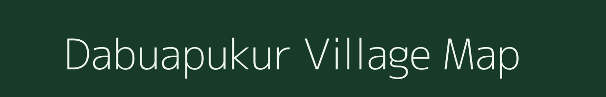 Dabuapukur village map in West Bengal