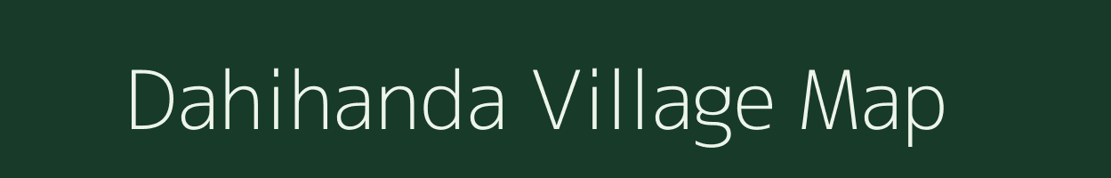 Dahihanda village map in Maharashtra