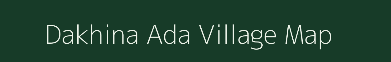 Dakhina Ada village map in Odisha