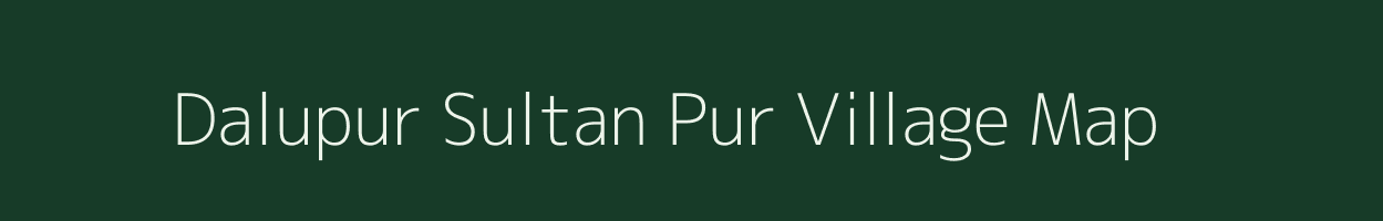 Dalupur Sultan Pur village map in Uttar Pradesh