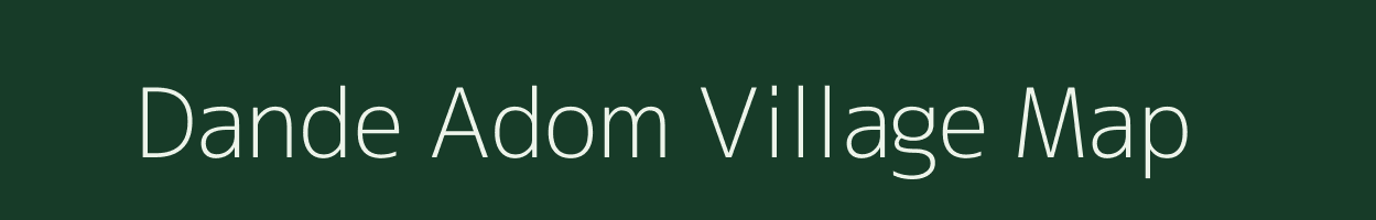 Dande Adom village map in Maharashtra