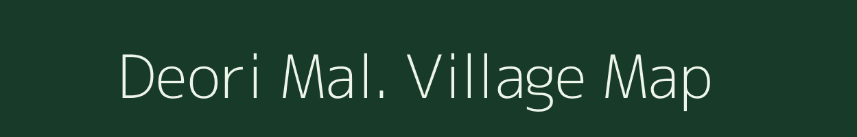 Deori Mal. village map in Madhya Pradesh